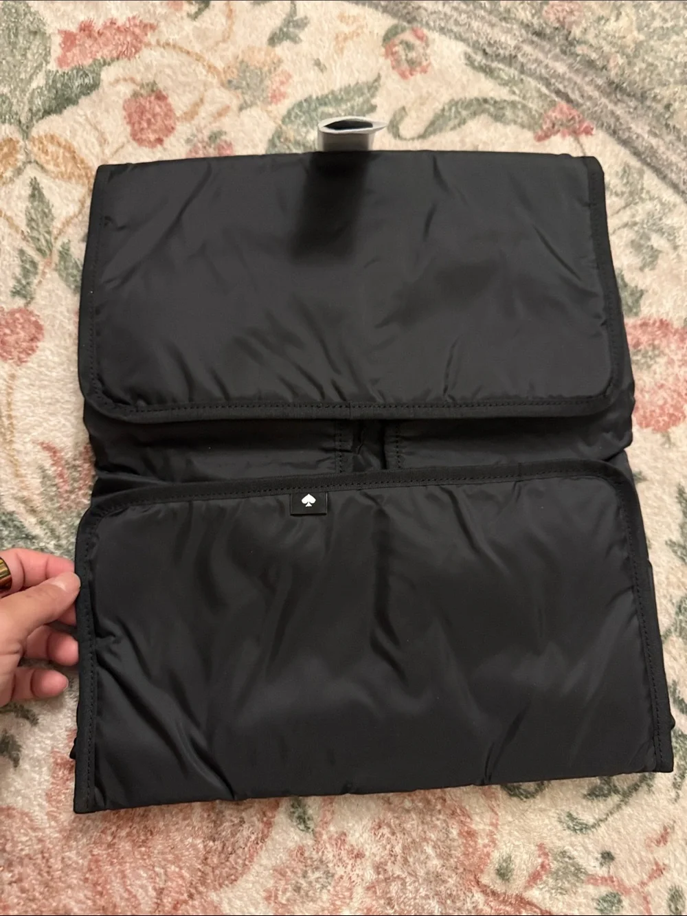 kate spade Black baby changing pad
